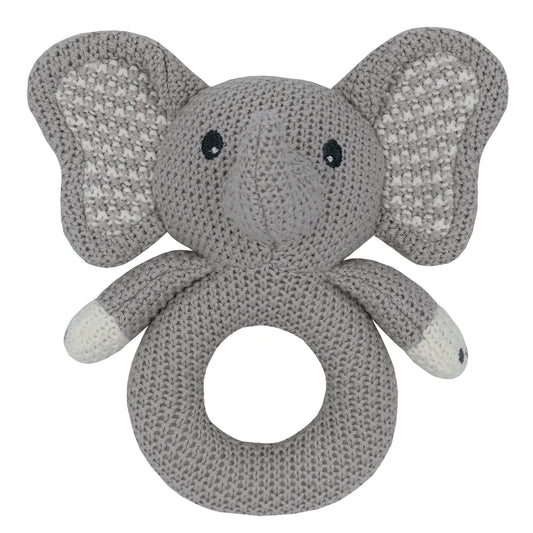 Living Textiles - Mason Elephant Rattle