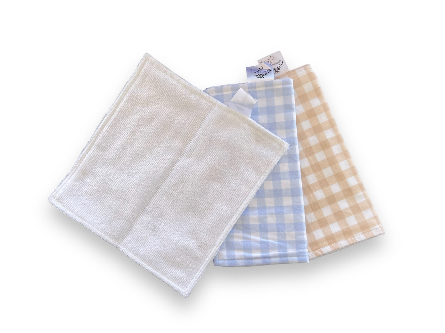 Snuggly Jacks Baby Bath Wash Cloths - 3 Pack